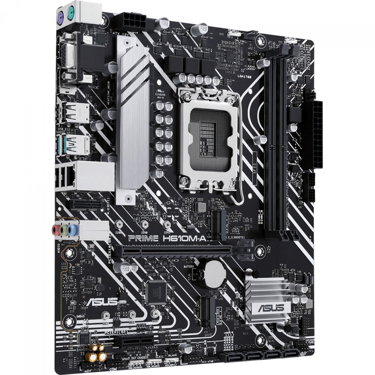 Placa Mãe Asus Prime H610M-A, Chipset H610, Intel LGA 1700, mATX, DDR5, 90MB1G20-M0EAY0