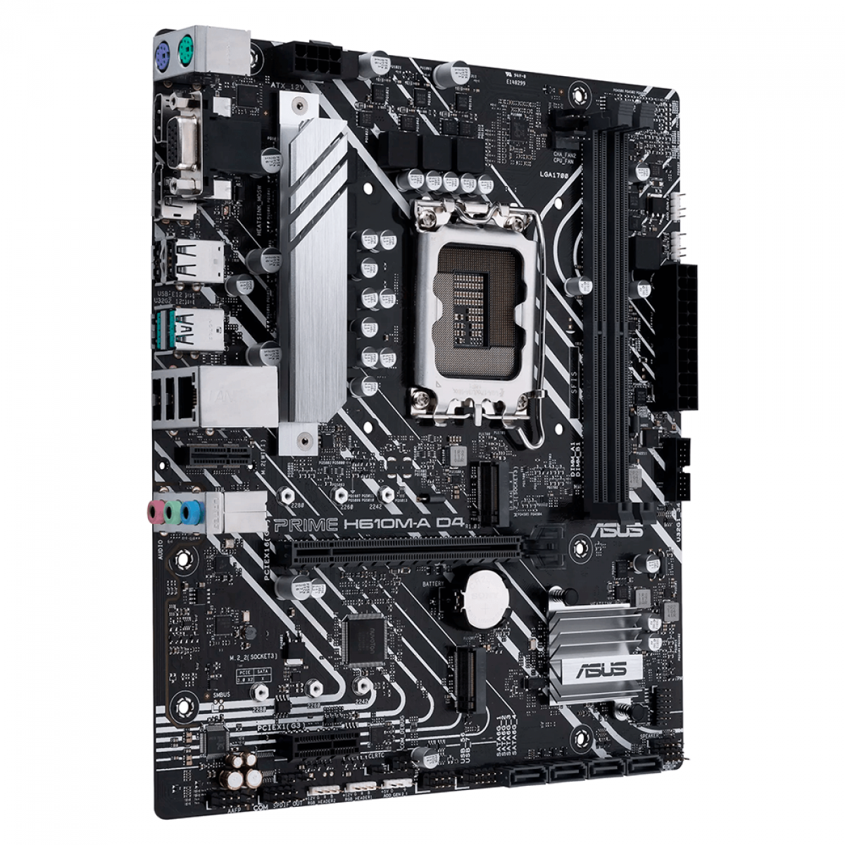 Placa Mãe Asus Prime H610M-A D4, Chipset H610, Intel LGA 1700, mATX, DDR4, 90MB19P0-M0EAY0