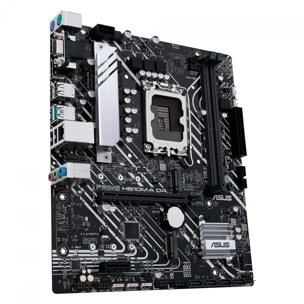Placa Mãe Asus Prime H610M-A D4, Chipset H610, Intel LGA 1700, mATX, DDR4, 90MB19P0-M0EAY0
