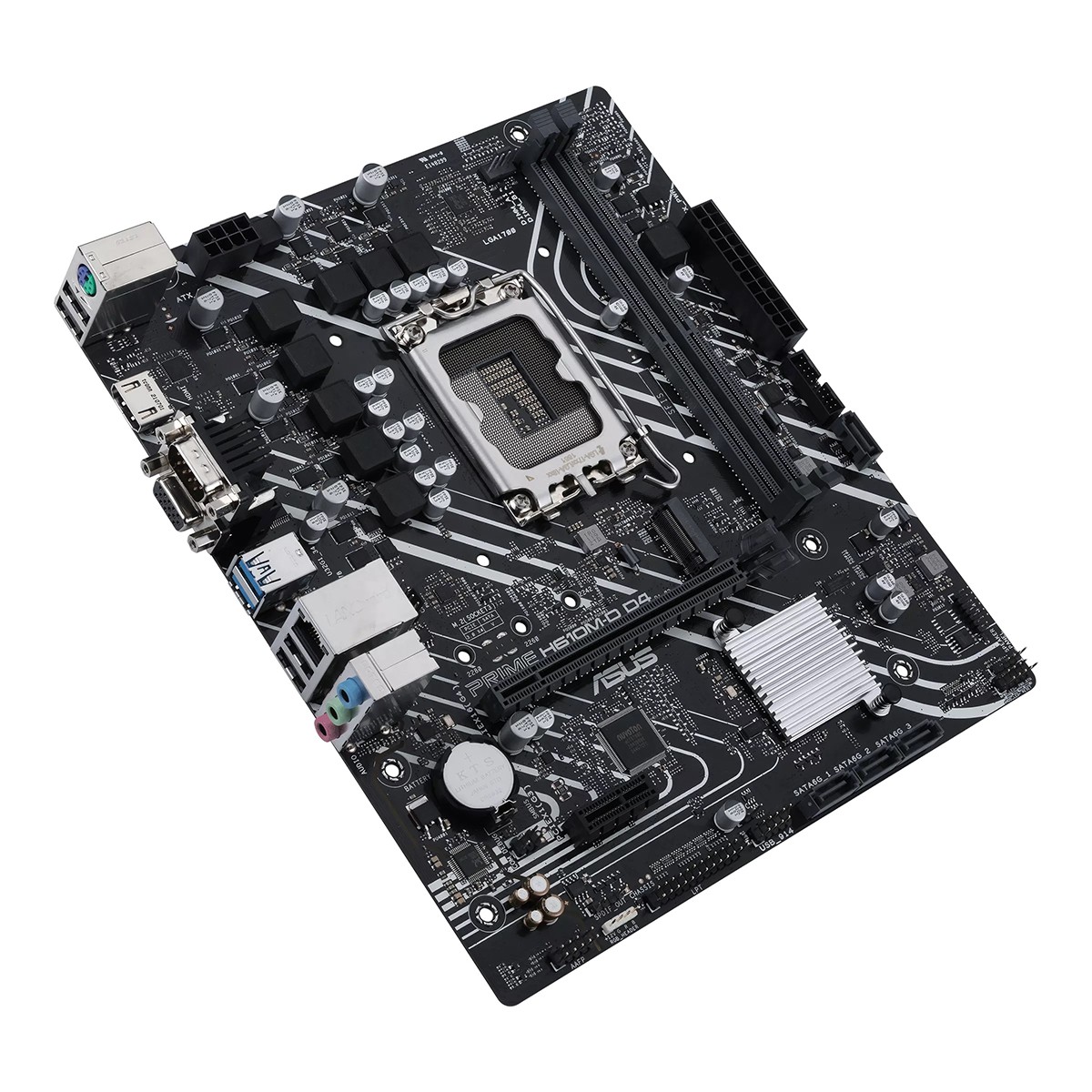 Placa Mãe Asus Prime H610M-D D4, Chipset H610, Intel LGA 1700, mATX, DDR4, 90MB1A00-M0EAY0