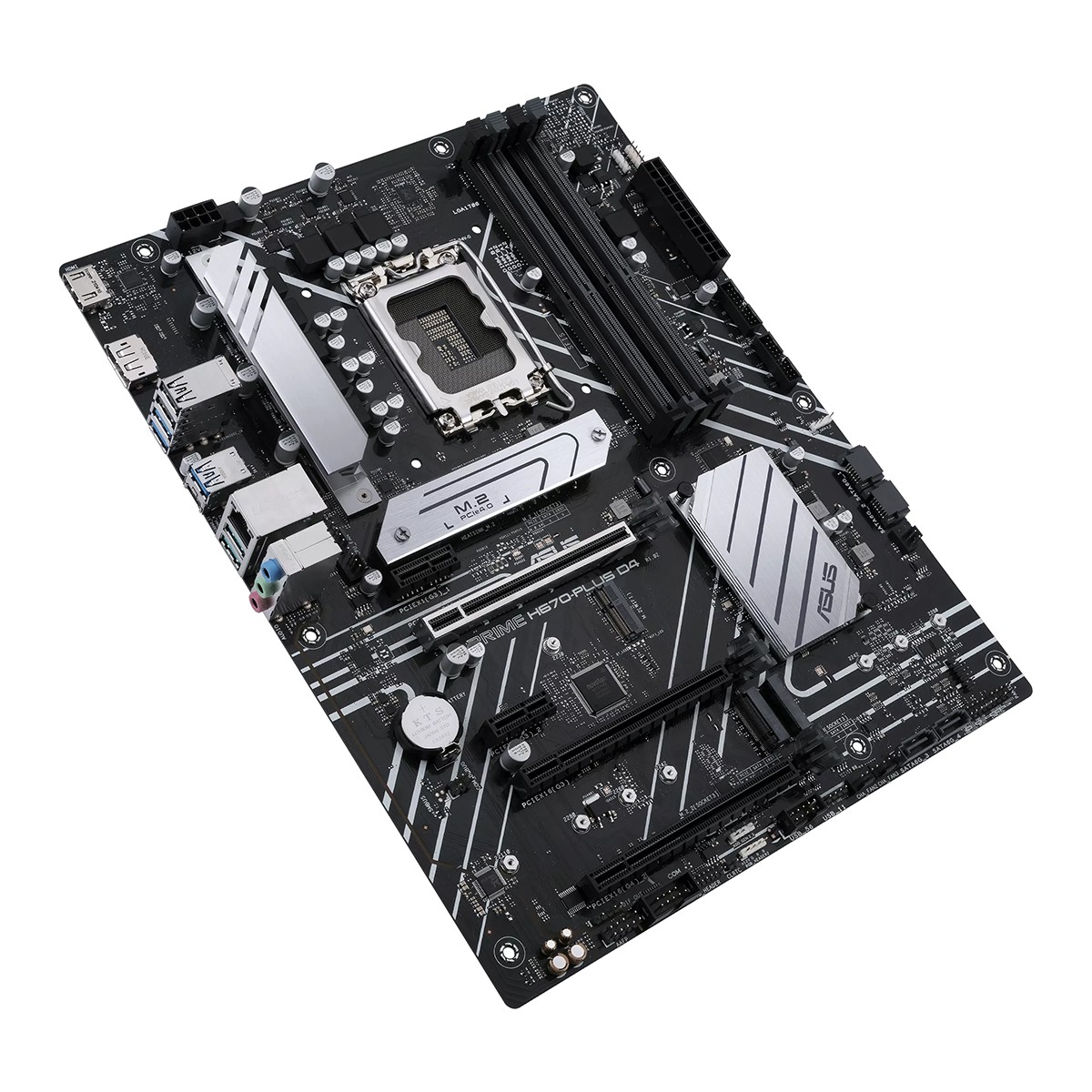 Placa Mãe ASUS PRIME H670 PLUS D4, Chipset H670, Intel LGA 1700, ATX, DDR4, 90MB18W0-M0EAY0