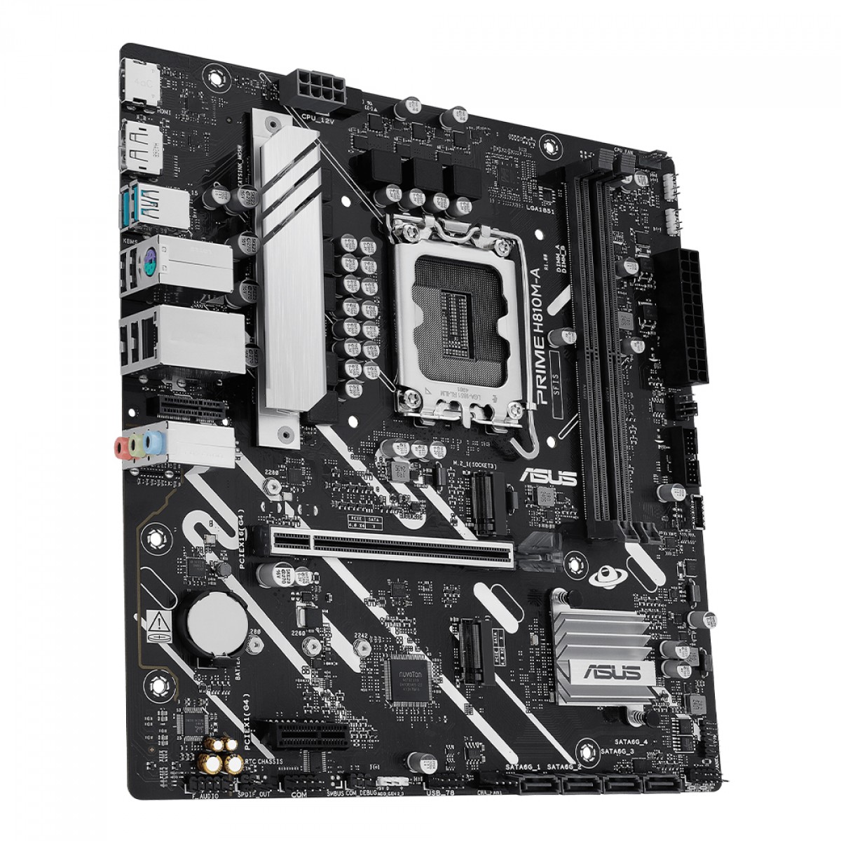 Placa Mãe Asus Prime H810M-A, Chipset H810, Intel LGA 1851, mATX, DDR5, 90MB1KK0-M0EAY0