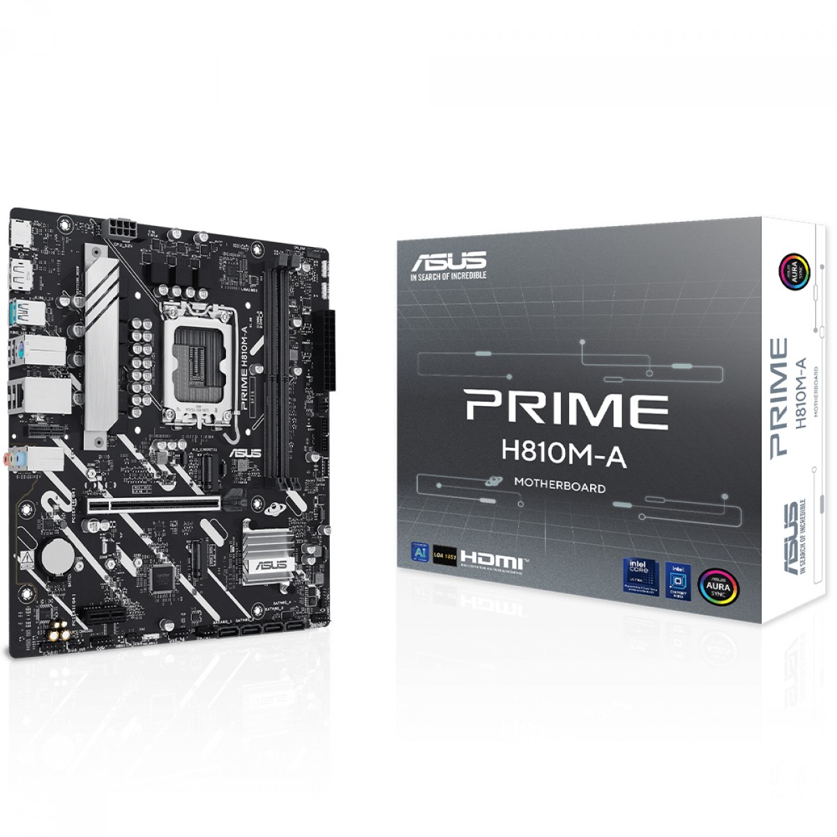 Placa Mãe Asus Prime H810M-A, Chipset H810, Intel LGA 1851, mATX, DDR5, 90MB1KK0-M0EAY0