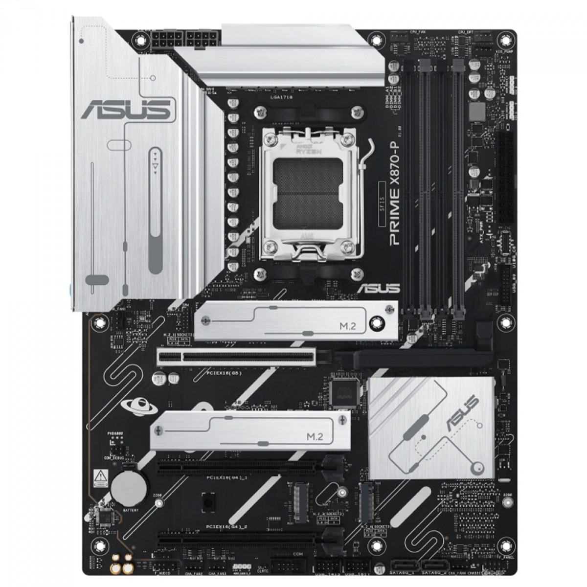 Placa Mãe Asus Prime X870-P, Chipset X870, AMD AM5, ATX, DDR5