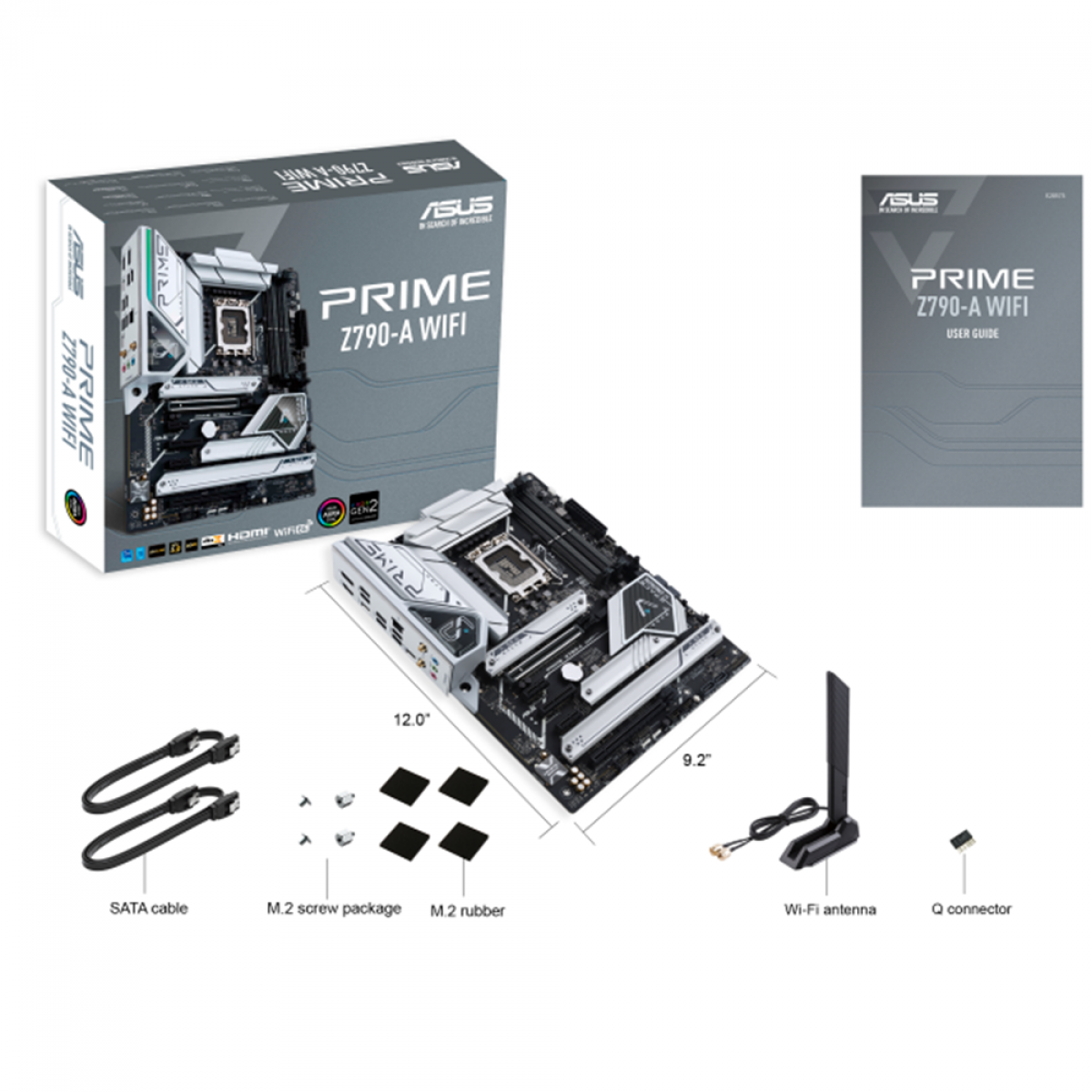 Placa Mãe Asus PRIME Z790-A WIFI, Chipset Z790, Intel LGA 1700, ATX, DDR5, 90MB1CS0-M1EAY0