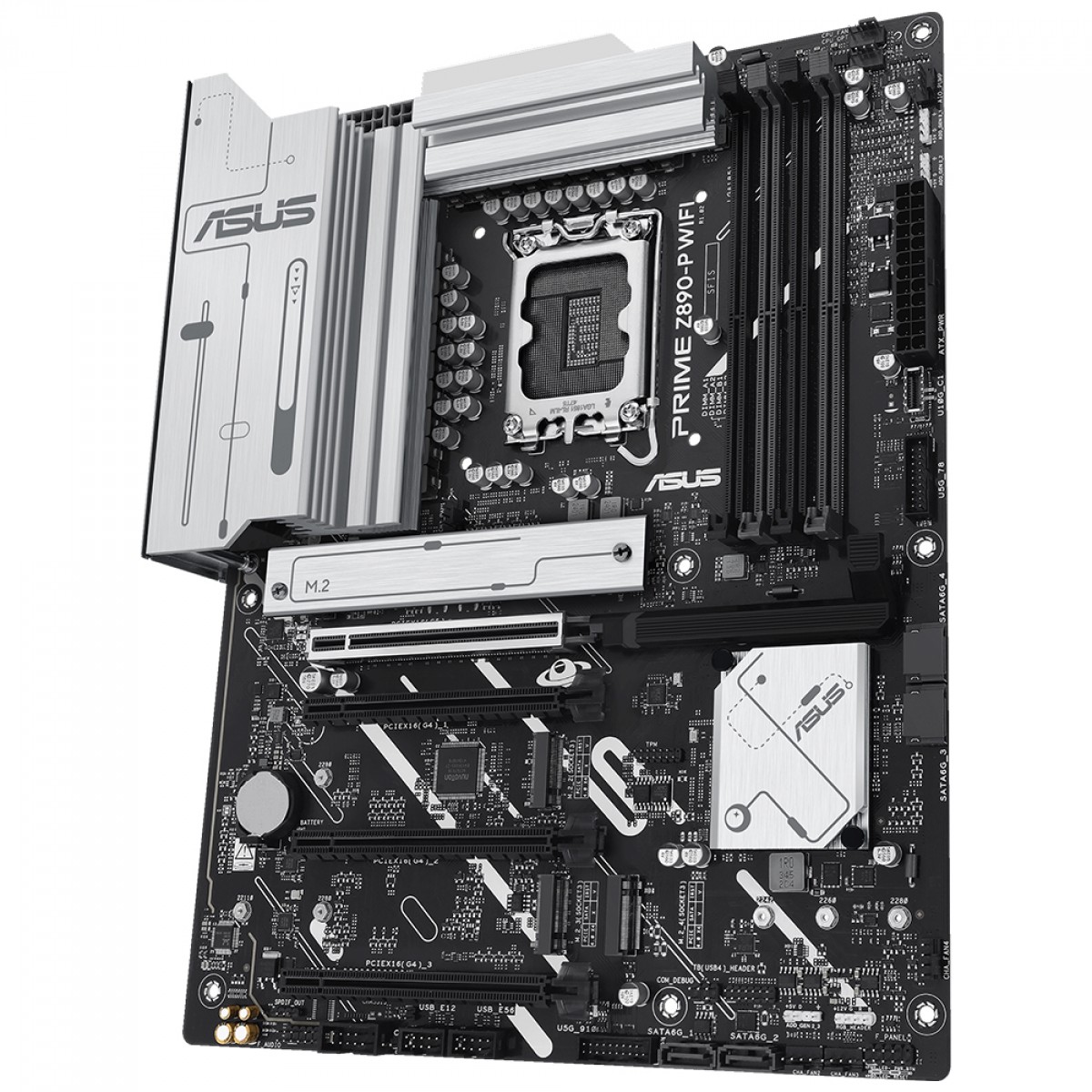 Placa Mãe Asus Prime Z890-P WiFi, Chipset Z890, Intel LGA 1851, ATX, DDR5