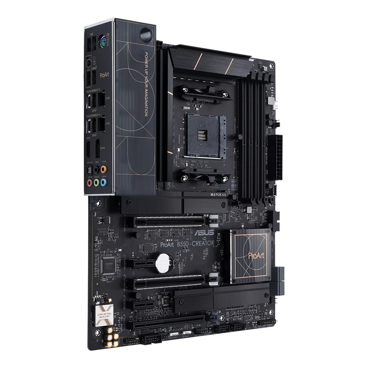 Placa Mãe Asus PRO ART B550-CREATOR, Chipset B550, AMD AM4, ATX, DDR4, 90MB17L0-M0EAY0