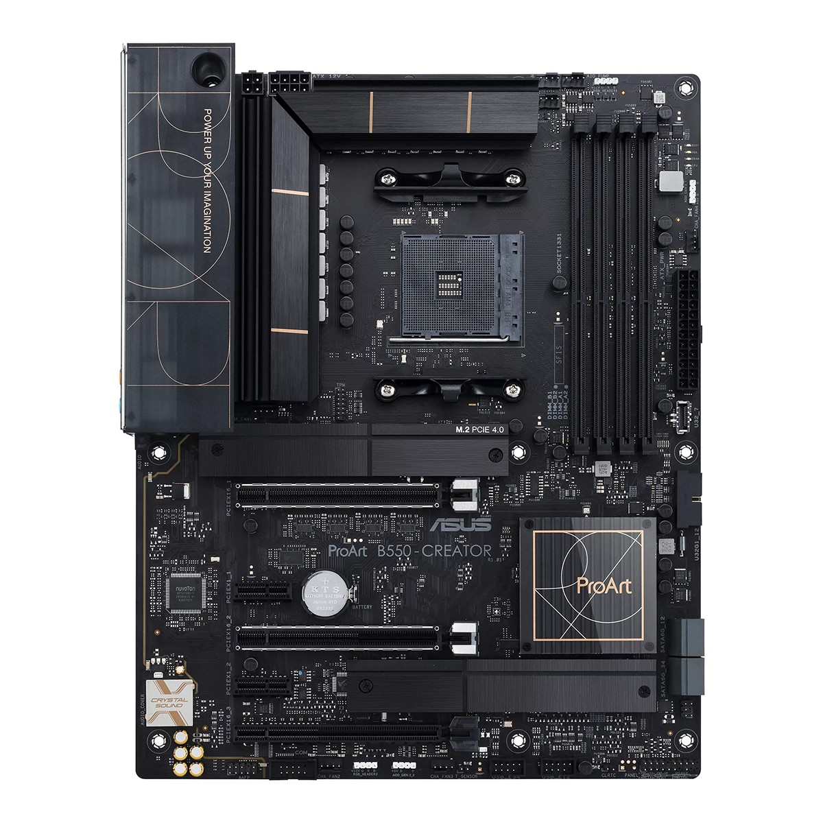 Placa Mãe Asus PRO ART B550-CREATOR, Chipset B550, AMD AM4, ATX, DDR4, 90MB17L0-M0EAY0