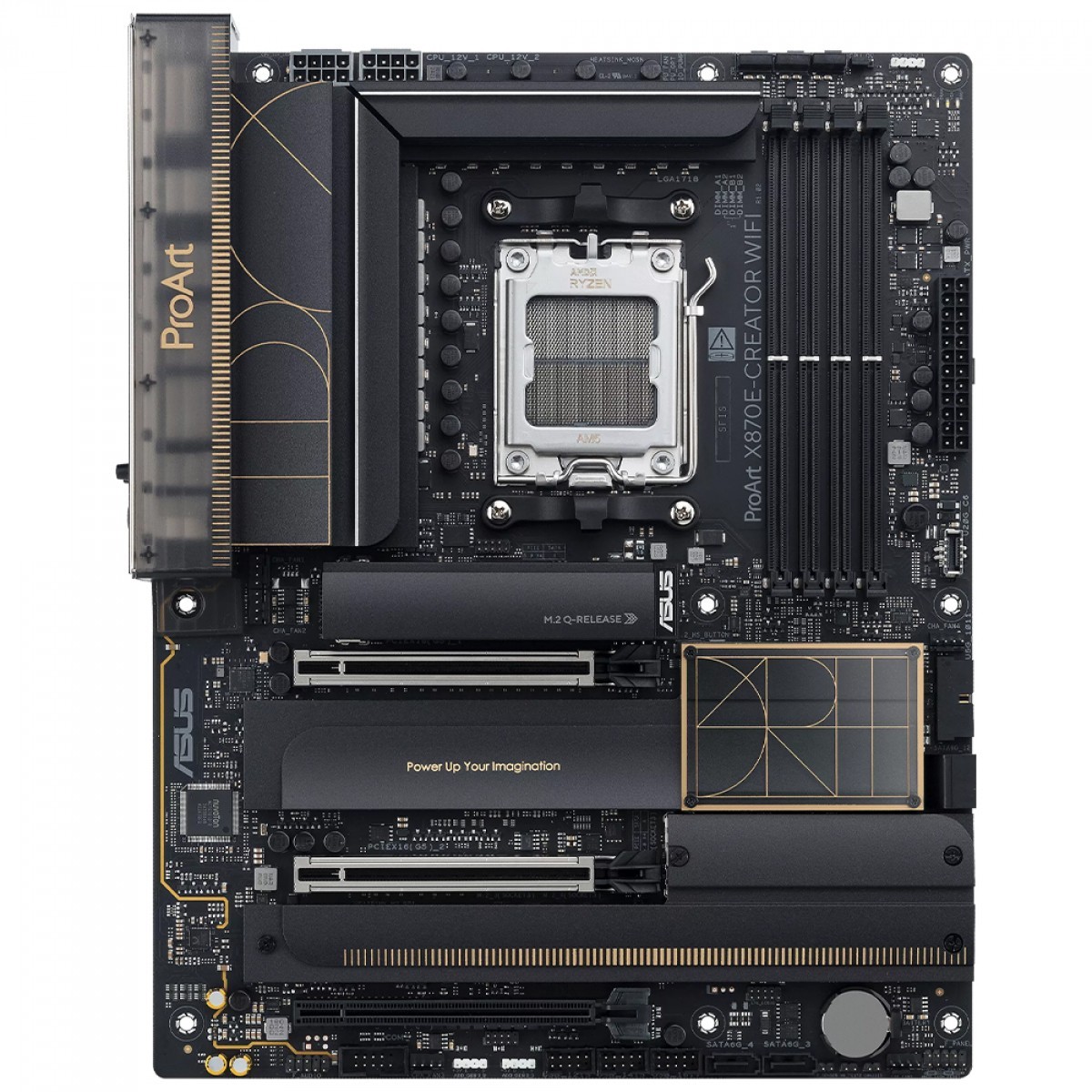 Placa Mãe Asus ProArt X870E-Creator WiFi, Chipset X870E, AMD AM5, ATX, DDR5, 90MB1IG0-M0EAY0
