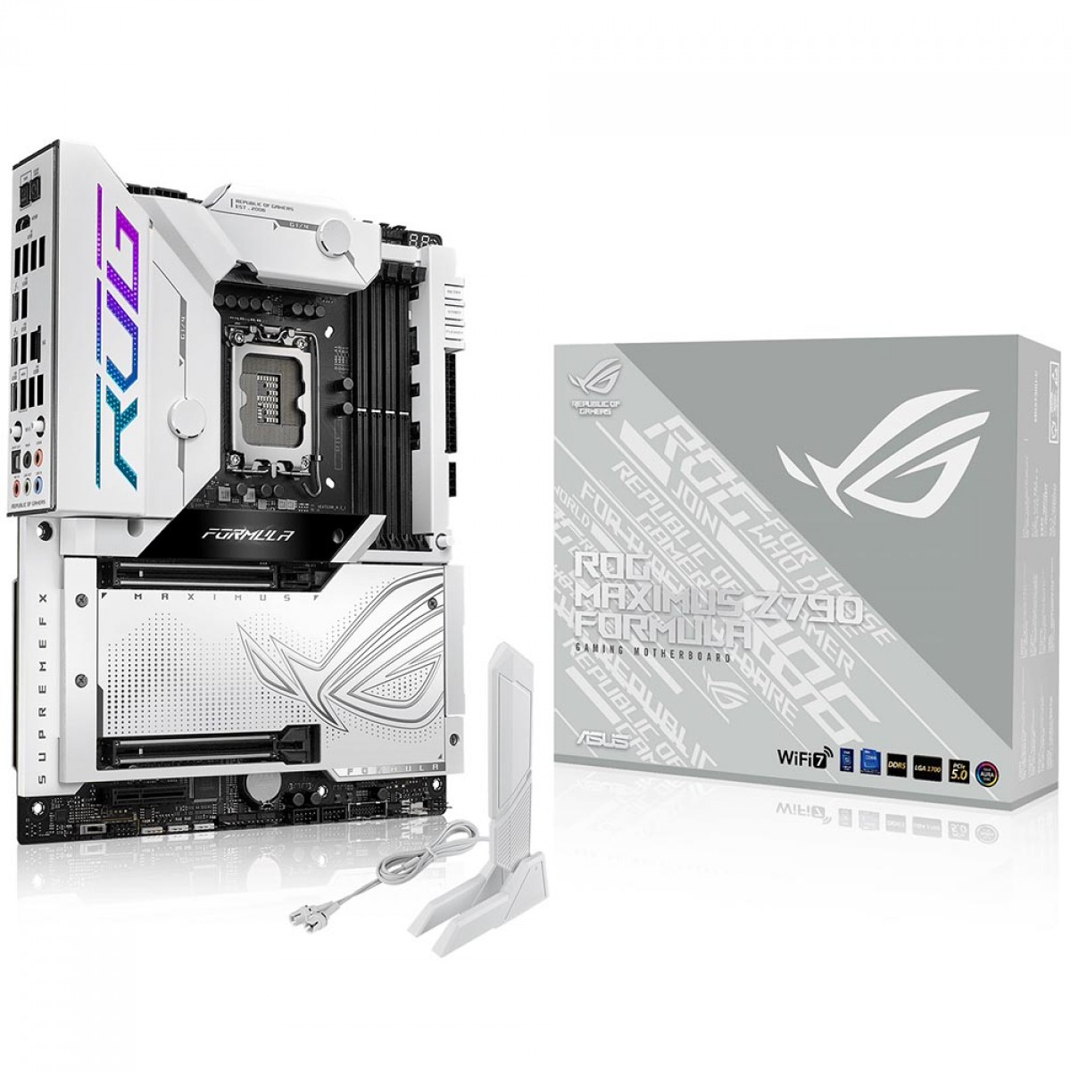 Placa Mãe Asus Rog Maximus Z790 Formula, Chipset Z790, Wi-Fi, Intel LGA 1700, ATX, DDR5, 90MB1FS0-M0EAY0