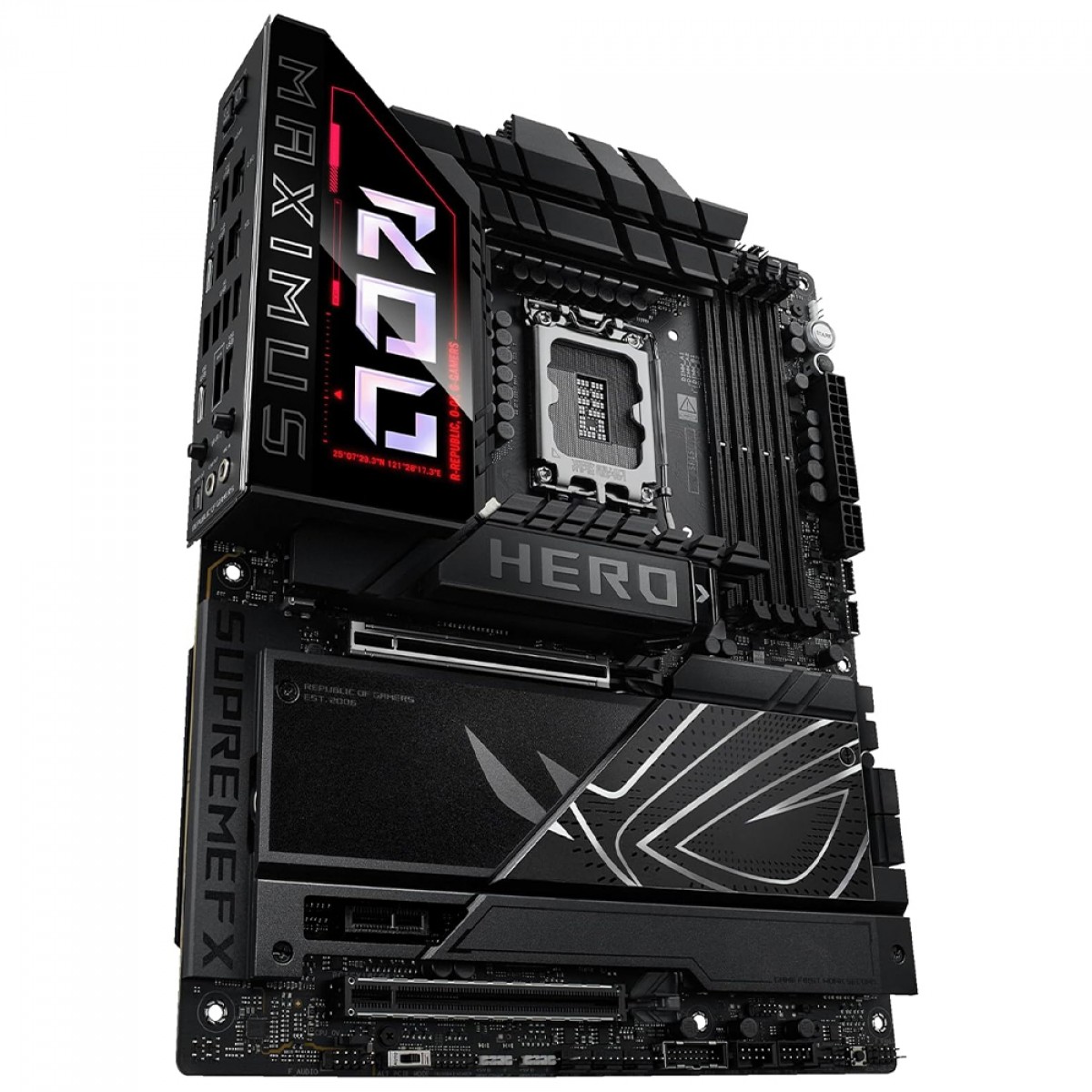 Placa Mãe Asus Rog Maximus Z890 Hero, Chipset Z890, Intel LGA 1851, ATX, DDR5