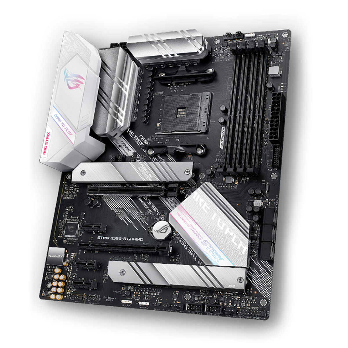 Placa Mãe Asus ROG Strix B550-A Gaming, Chipset B550-A, AMD AM4, ATX, DDR4, 90MB15J0-M0EAY0
