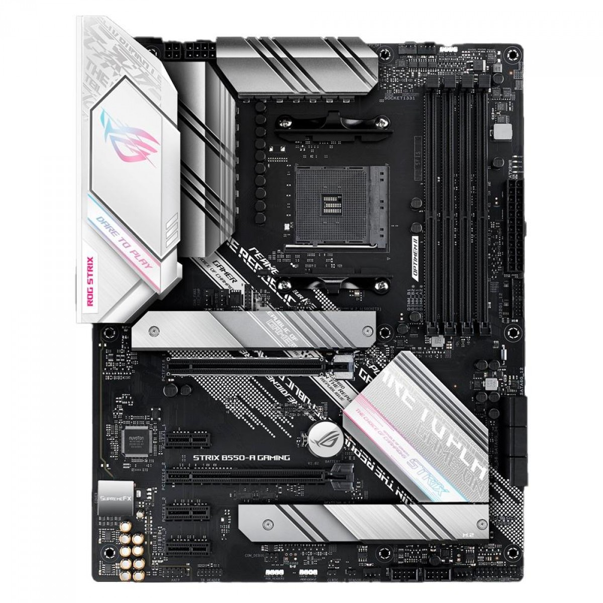 Placa Mãe Asus ROG Strix B550-A Gaming, Chipset B550-A, AMD AM4, ATX, DDR4, 90MB15J0-M0EAY0