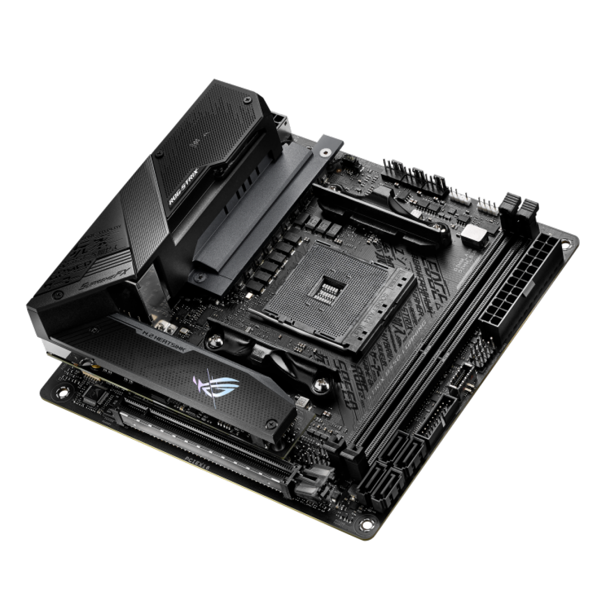 Placa Mãe ASUS ROG Strix B550-I Gaming, Chipset B550, AMD AM4, WI-Fi, Mini-ITX, DDR4, 90MB14L0-M0EAY0