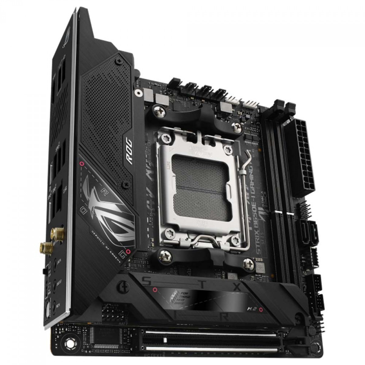 Placa Mãe Asus ROG STRIX B650E-I Gaming WIFI, Chipset B650, AMD AM5, Mini-ITX, DDR5, 90MB1BI0-M0EAY0