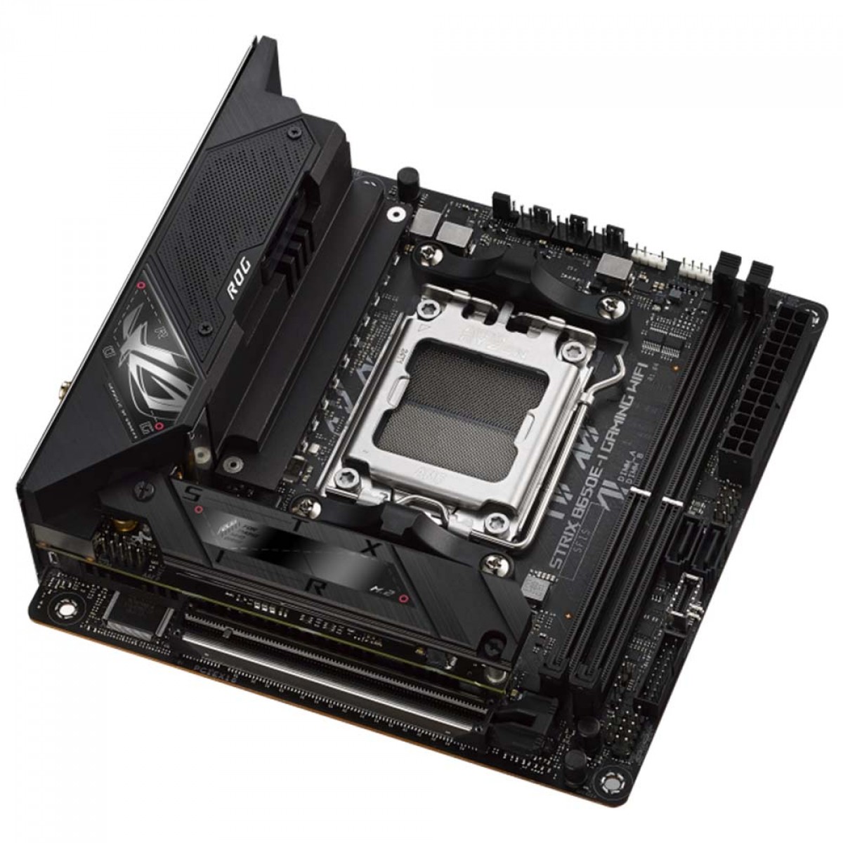 Placa Mãe Asus ROG STRIX B650E-I Gaming WIFI, Chipset B650, AMD AM5, Mini-ITX, DDR5, 90MB1BI0-M0EAY0