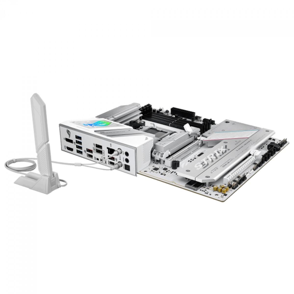 Placa Mãe Asus ROG Strix B850-A Gaming WiFi, Chipset B850, AMD AM5, ATX, DDR5, White, 90MB1J50-M0EAY0