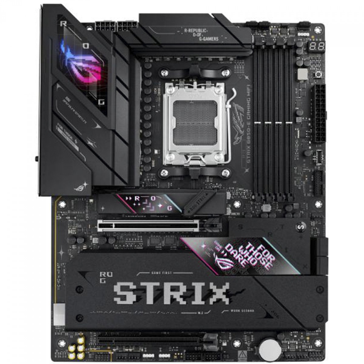 Placa Mãe Asus ROG Strix B850-E Gaming WiFi, Chipset B850, AMD AM5, ATX, DDR5, 90MB1J60-M0EAY0