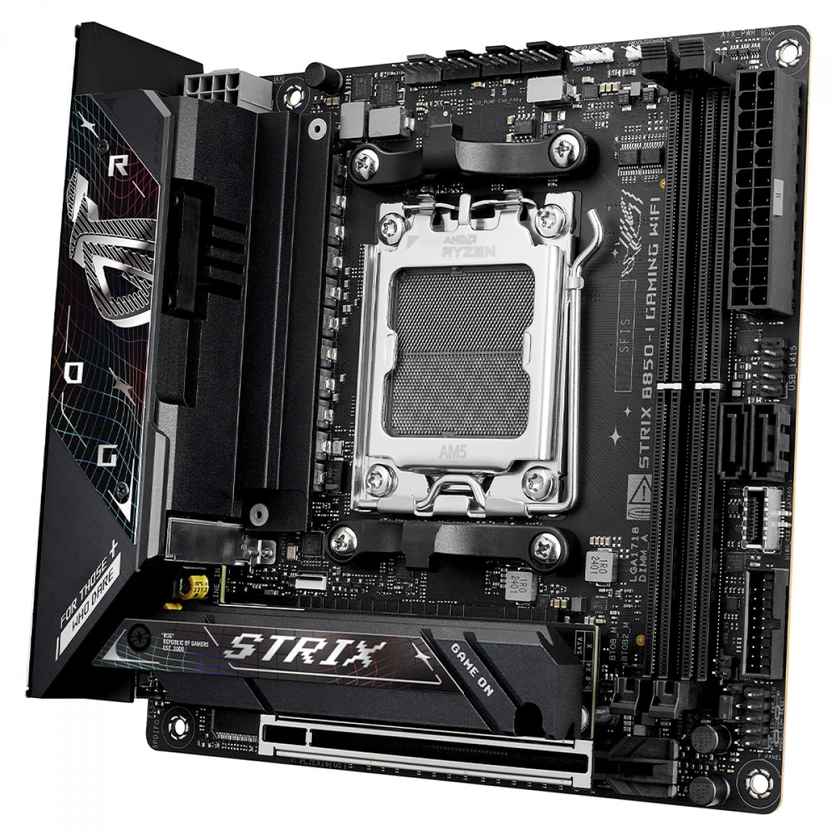 Placa Mãe Asus ROG Strix B850-I Gaming WiFi, Chipset B850, AMD AM5, mini-ITX, DDR5, 90MB1K30-M0EAY0