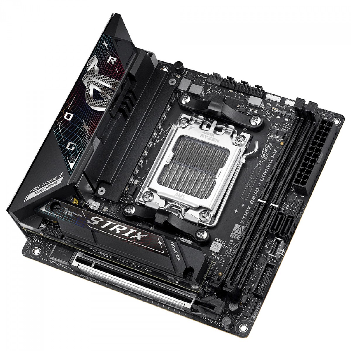 Placa Mãe Asus ROG Strix B850-I Gaming WiFi, Chipset B850, AMD AM5, mini-ITX, DDR5, 90MB1K30-M0EAY0