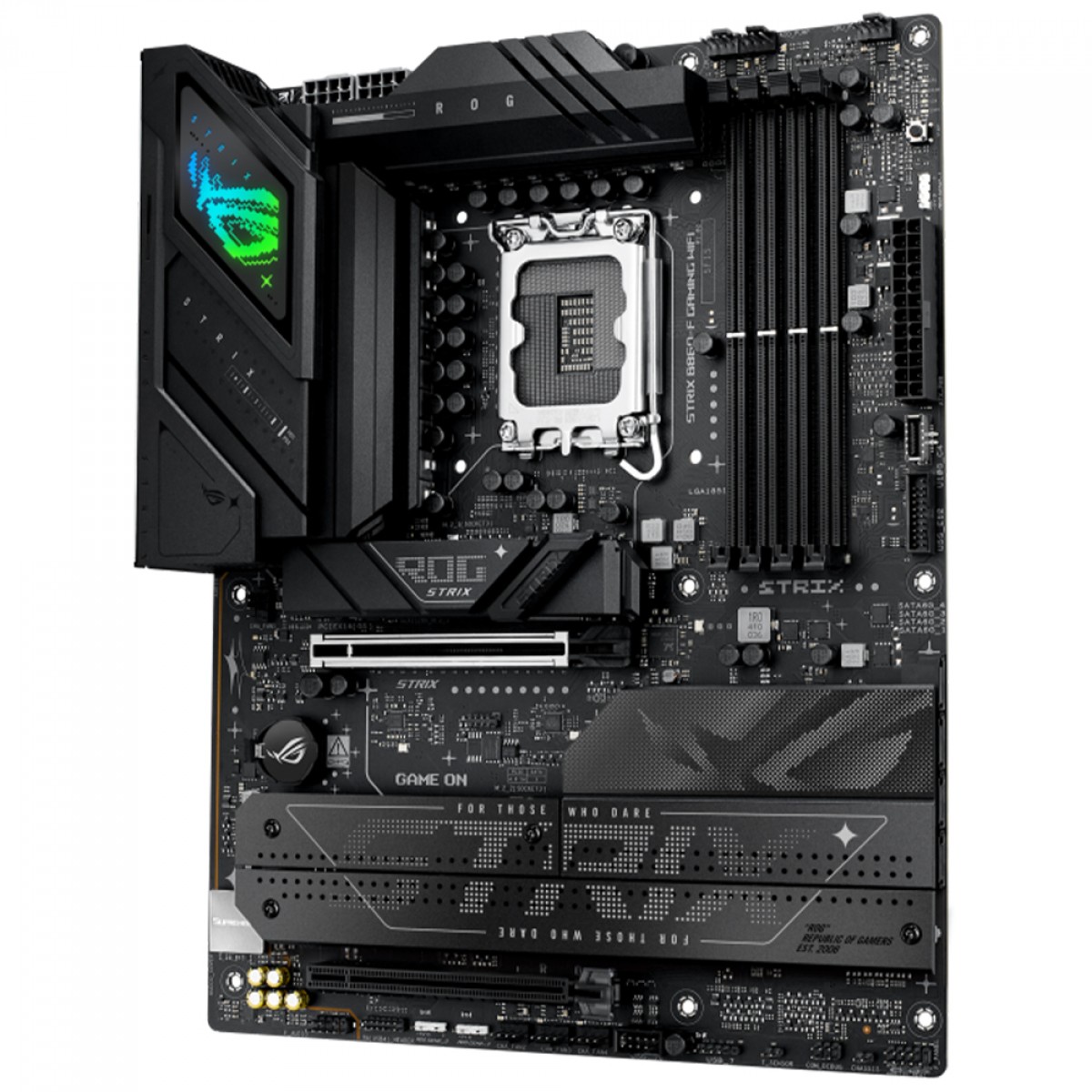 Placa Mãe Asus ROG Strix B860-F Gaming WiFi, Chipset B860, Intel LGA 1851, ATX, DDR5, 90MB1JG0-M0EAY0