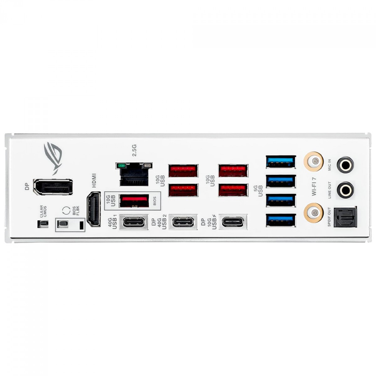 Placa Mãe Asus ROG Strix X870-A Gaming WiFi, Chipset X870, AMD AM5, ATX, DDR5, White, 90MB1IF0-M0EAY0