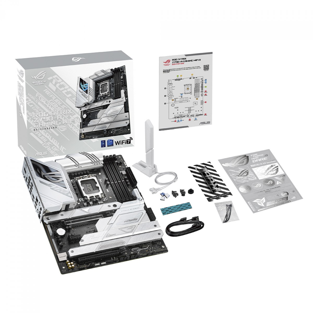 Placa Mãe Asus Rog Strix Z790-A Gaming WiFi II, Intel LGA 1700, ATX, DDR5, 90MB1FN0-M0EAY0