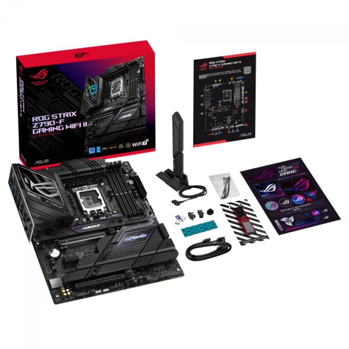 Placa Mãe Asus Rog Strix Z790-F Gaming WIFI II, Intel LGA 1700, ATX, DDR5, 90MB1FM0-M0EAY0