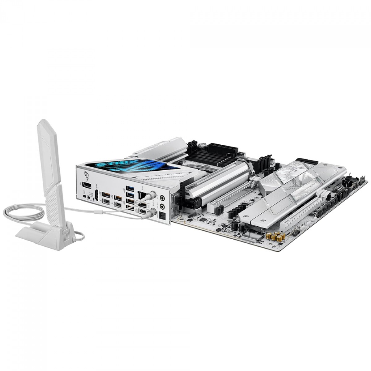 Placa Mãe Asus Rog Strix Z890-A Gaming WiFi, Chipset Z890, Intel LGA 1851, ATX, DDR5, White