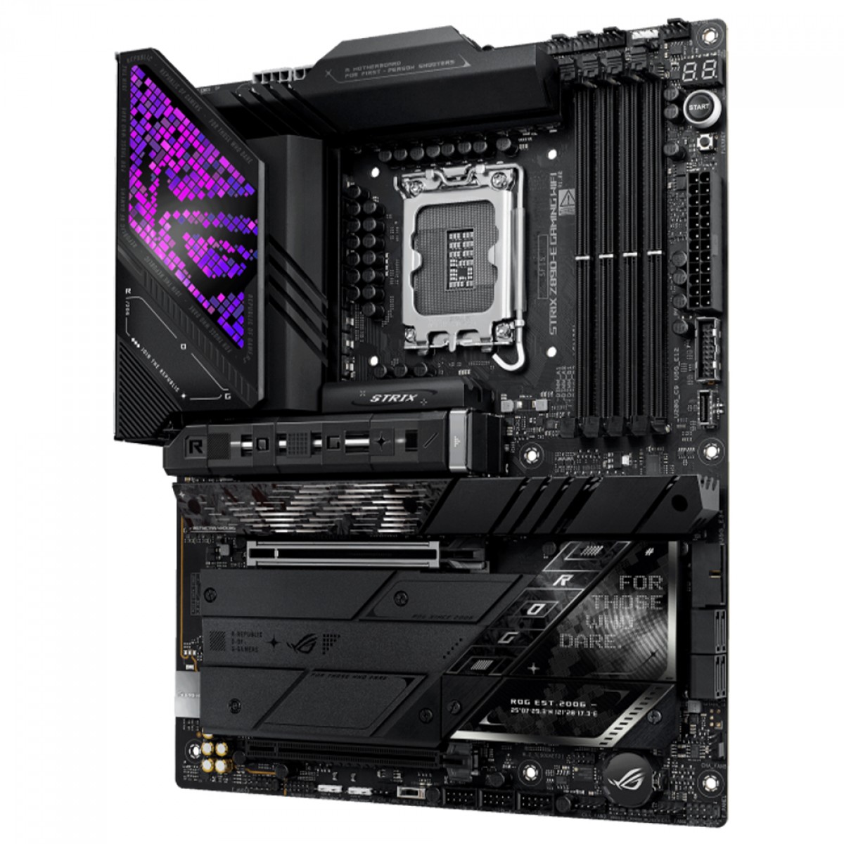 Placa Mãe Asus Rog Strix Z890-E Gaming WiFi, Chipset Z890, Intel LGA 1851, ATX, DDR5