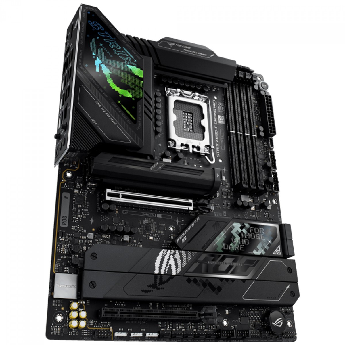 Placa Mãe Asus Rog Strix Z890-F Gaming WiFi, Chipset Z890, Intel LGA 1851, ATX, DDR5