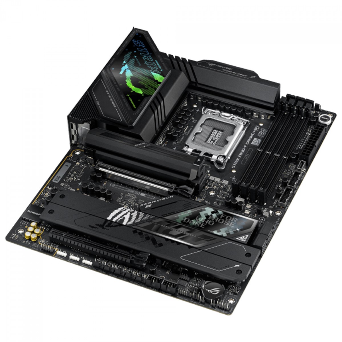 Placa Mãe Asus Rog Strix Z890-F Gaming WiFi, Chipset Z890, Intel LGA 1851, ATX, DDR5