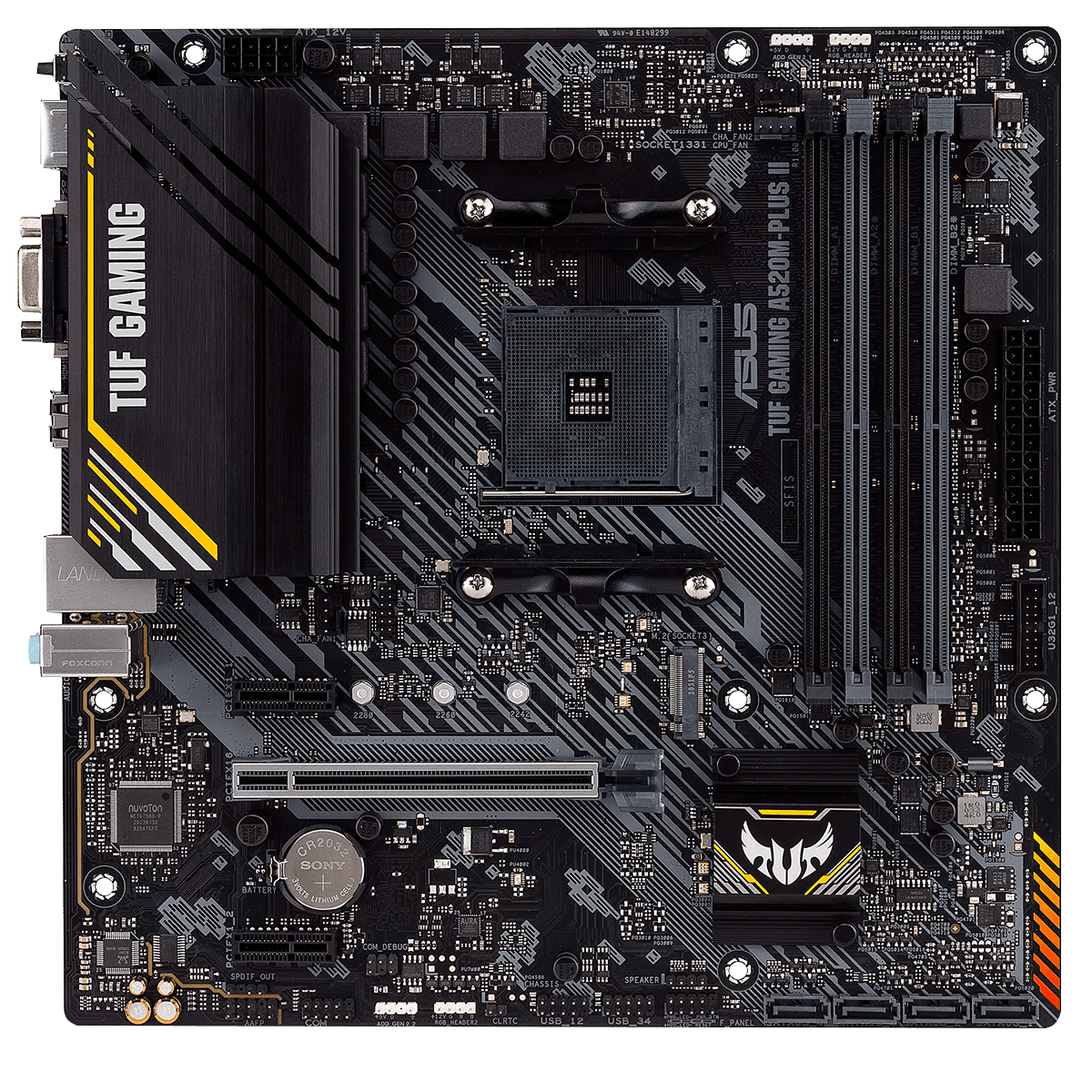 Placa Mãe Asus TUF Gaming A520M-PLUS II, Chipset A520, AMD AM4, mATX, DDR4, 90MB17G0-M0EAY0