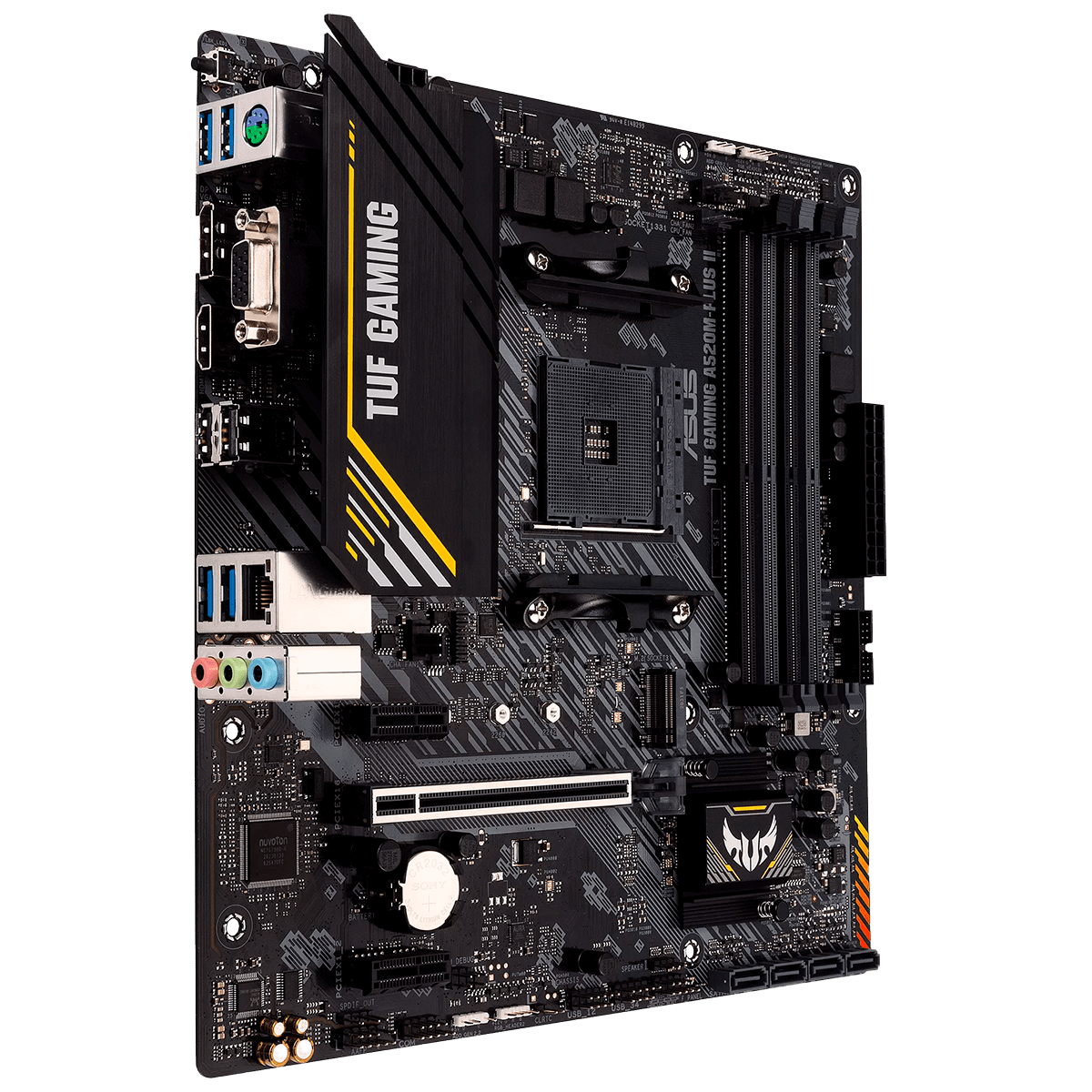 Placa Mãe Asus TUF Gaming A520M-PLUS II, Chipset A520, AMD AM4, mATX, DDR4, 90MB17G0-M0EAY0