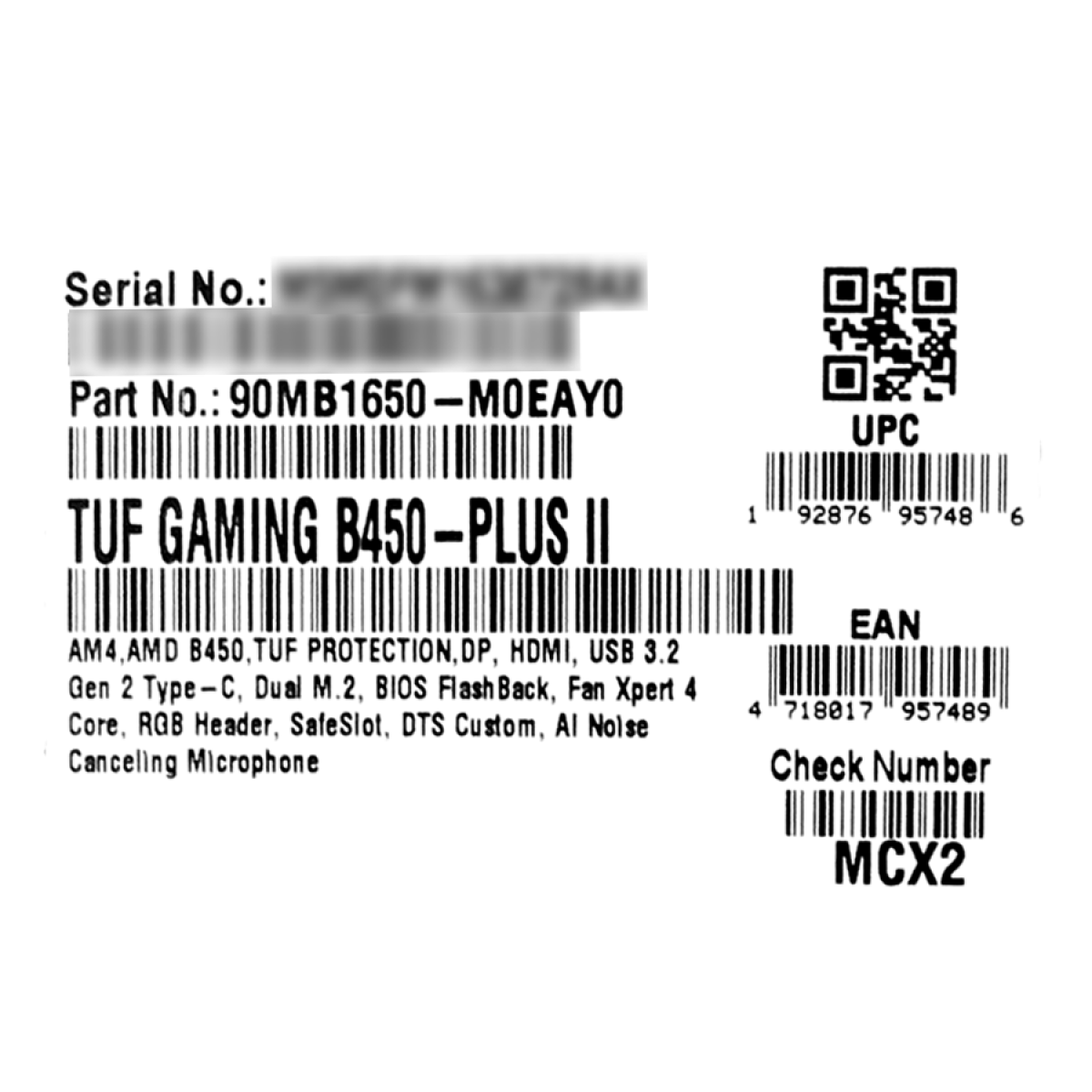 Placa Mãe Asus TUF Gaming B450-Plus II, Chipset B450, AMD AM4, ATX, DDR4, 90MB1650-M0EAY0