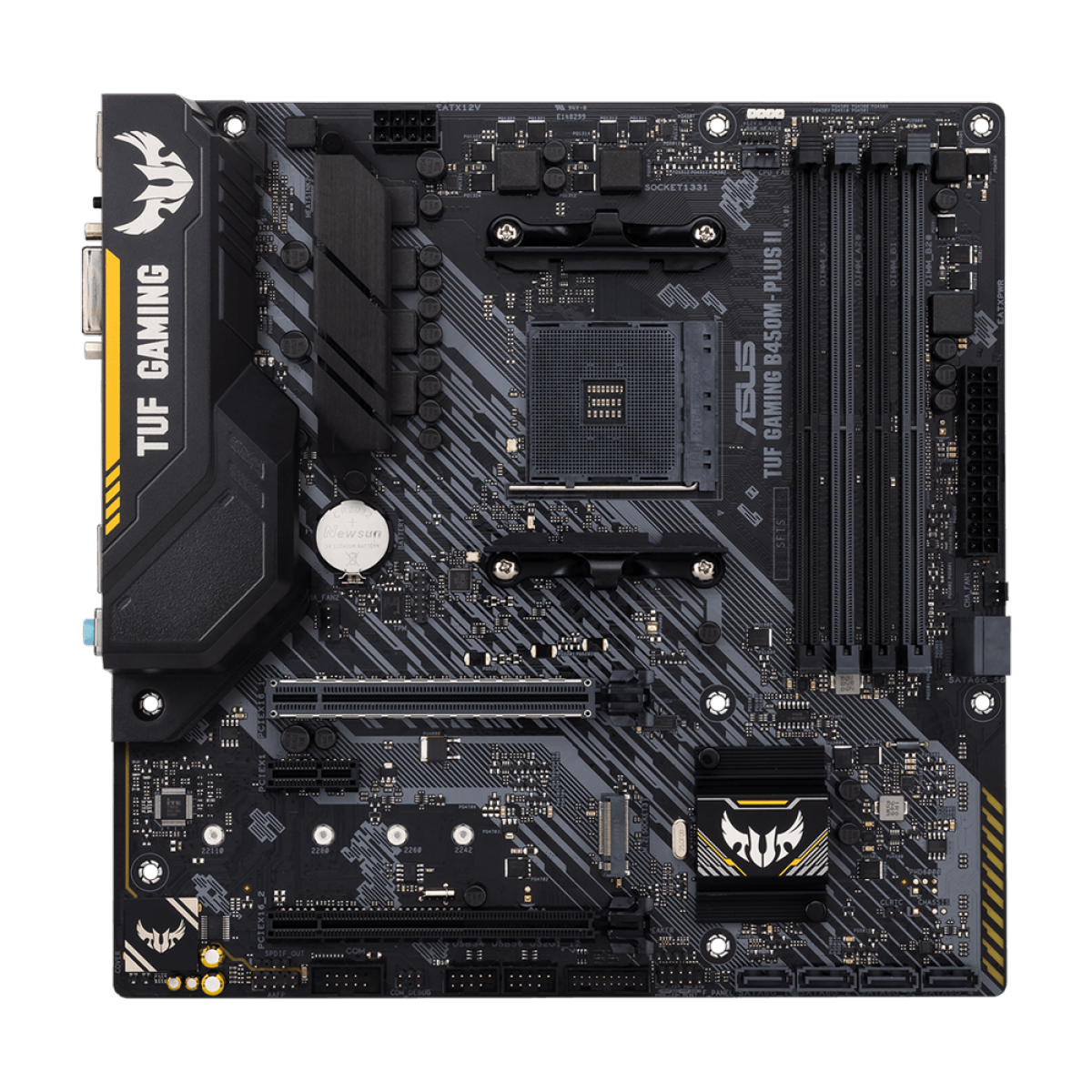 Placa Mãe Asus TUF GAMING B450M-PLUS II, Chipset B450, AMD AM4, mATX, DDR4, 90MB1620-M0EAY0
