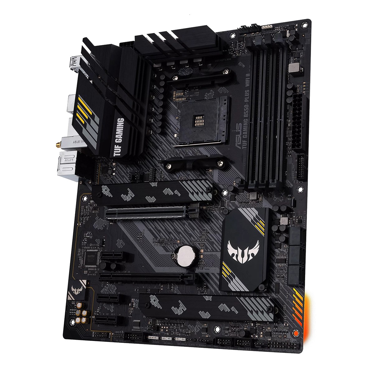Placa Mãe Asus TUF Gaming B550-Plus Wi-Fi II, Chipset B550, AMD AM4, ATX, DDR4, 90MB19U0-M0EAY0