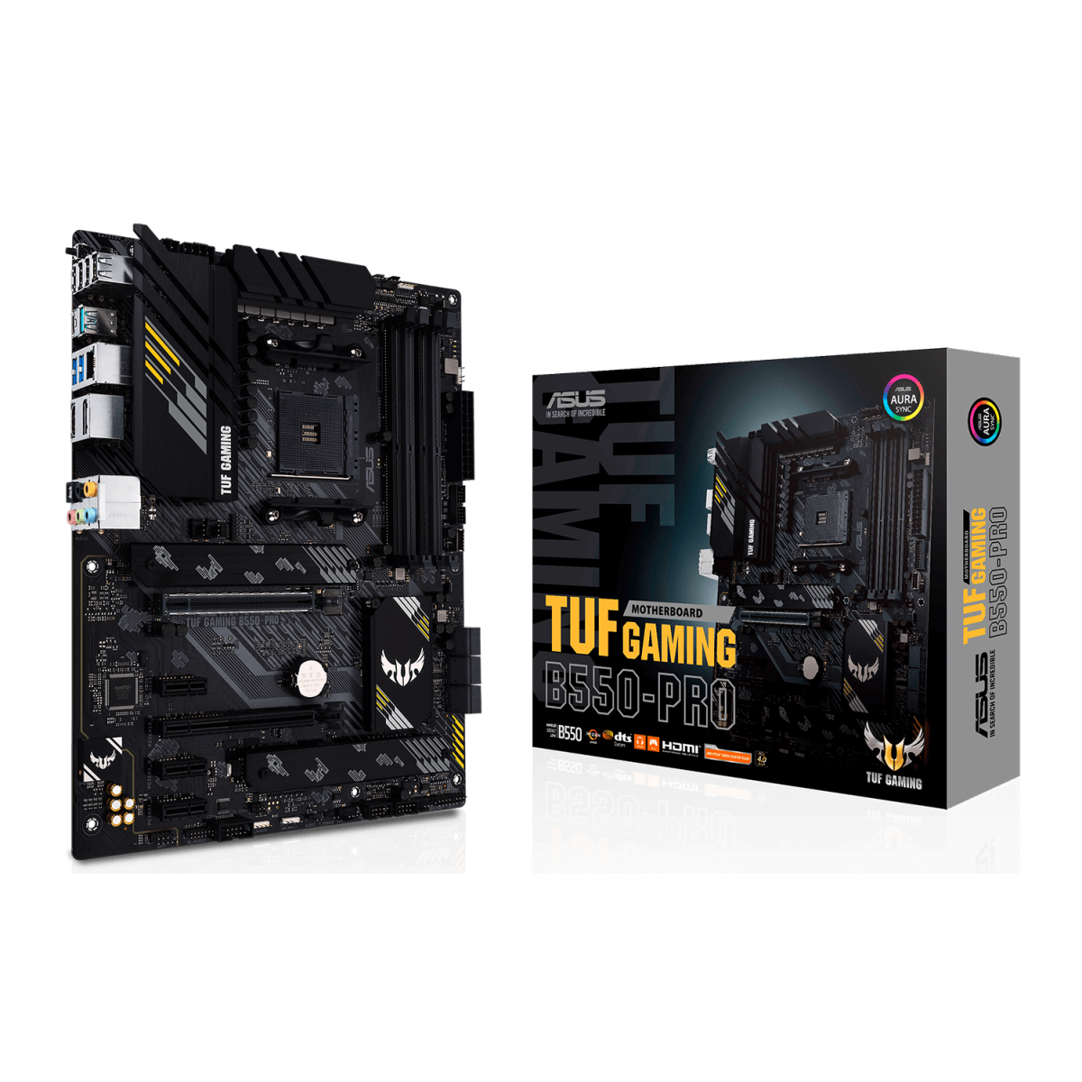 Placa Mãe ASUS TUF GAMING B550-PRO, Chipset B550, AMD AM4, ATX, DDR4, 90MB17R0-M0EAY0