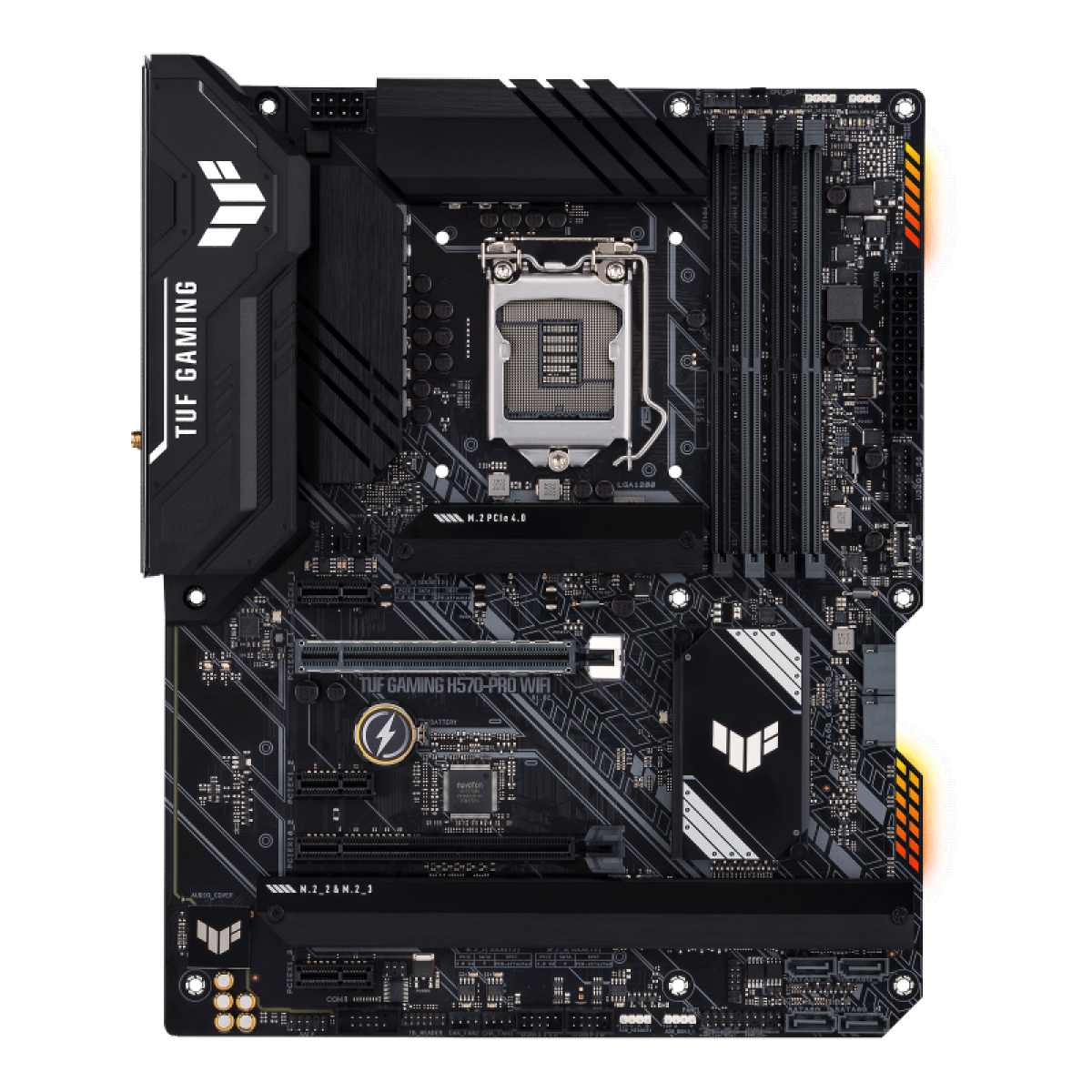 Placa Mãe Asus TUF Gaming H570-PRO Wi-fi, Chipset H570, LGA 1200, ATX, DDR4, 90MB16L0-M0EAY0