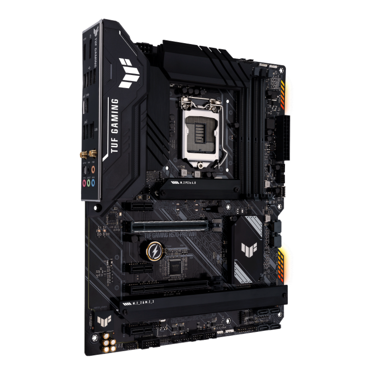 Placa Mãe Asus TUF Gaming H570-PRO Wi-fi, Chipset H570, LGA 1200, ATX, DDR4, 90MB16L0-M0EAY0