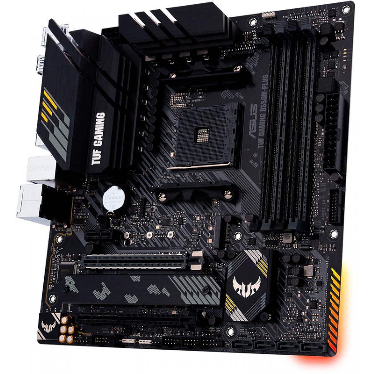 Placa Mãe Asus TUF Gaming B550M-Plus, Chipset B550, AMD AM4, mATX, DDR4, 90MB14A0-C1BAY0