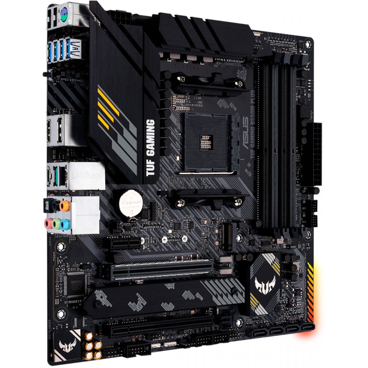 Placa Mãe Asus TUF Gaming B550M-Plus, Chipset B550, AMD AM4, mATX, DDR4, 90MB14A0-C1BAY0