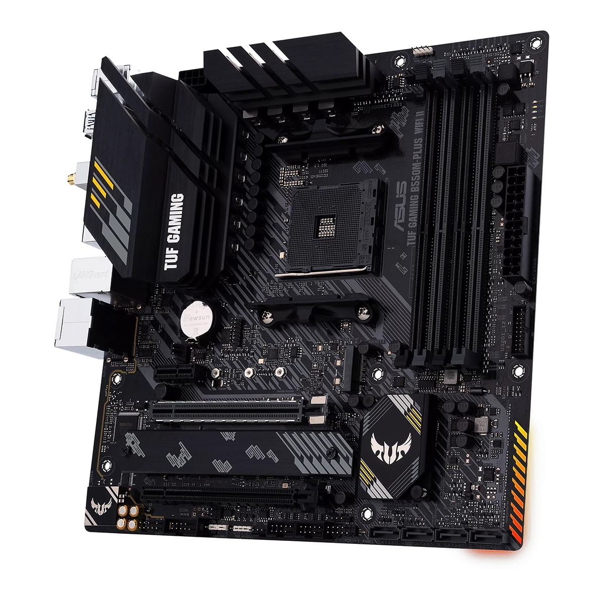 Placa Mãe Asus TUF Gaming B550M-Plus WIFI II, Chipset B550, AMD AM4, mATX, DDR4, 90MB19Y0-M0EAY0