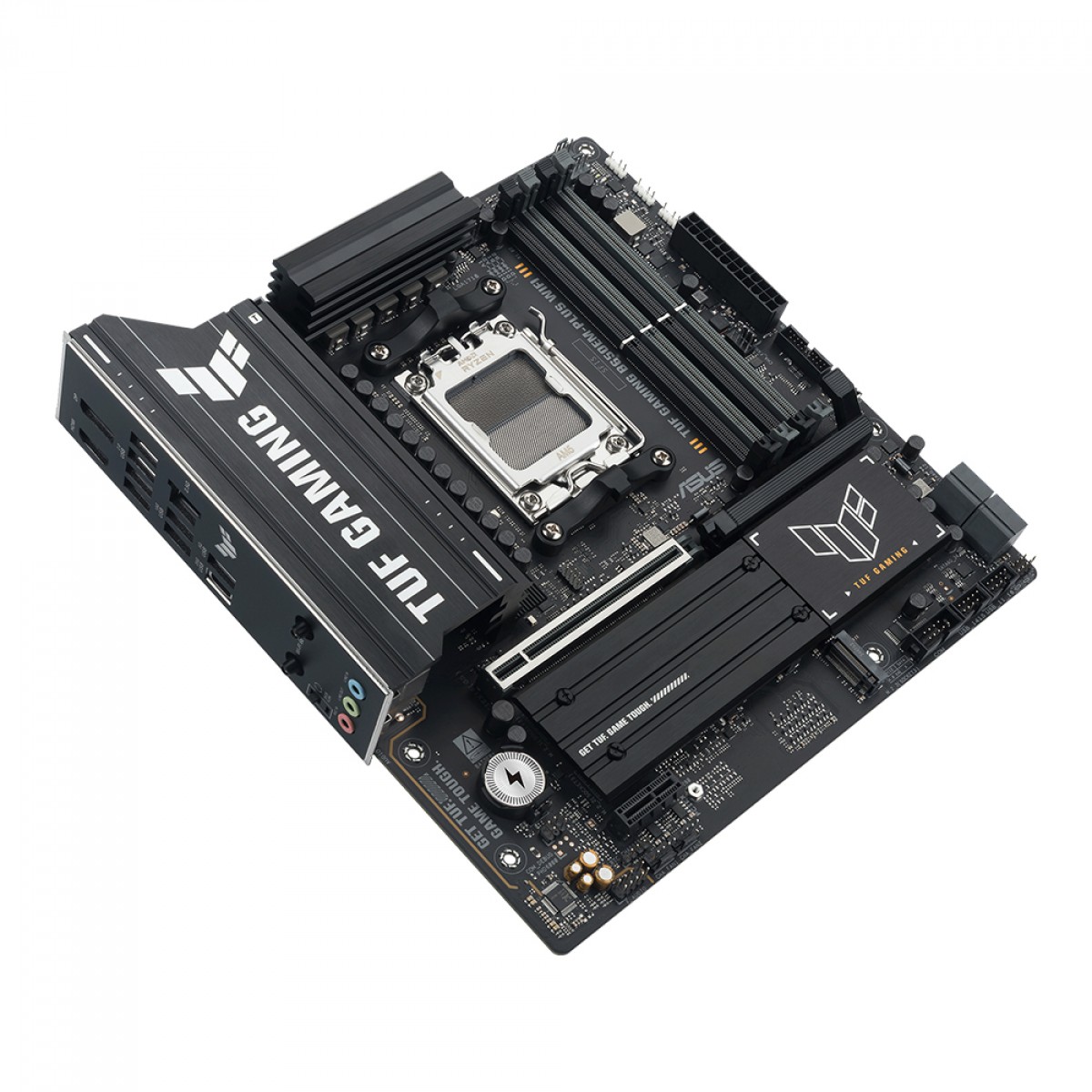 Placa Mãe Asus TUF-Gaming B650EM-Plus WIFI, Chipset B650, AMD AM5, MATX, DDR5, 90MB1LU0-M0EAY0