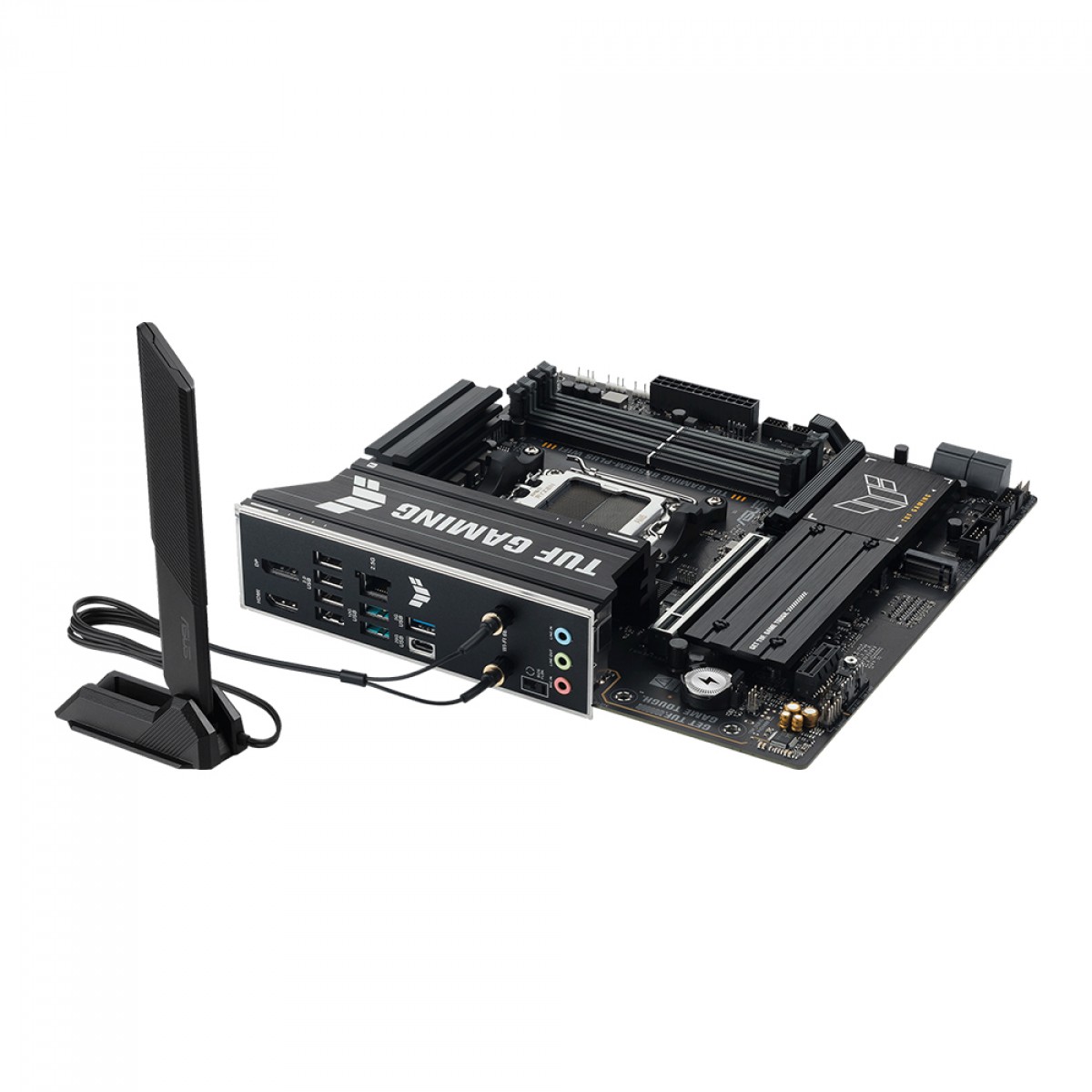 Placa Mãe Asus TUF-Gaming B650EM-Plus WIFI, Chipset B650, AMD AM5, MATX, DDR5, 90MB1LU0-M0EAY0