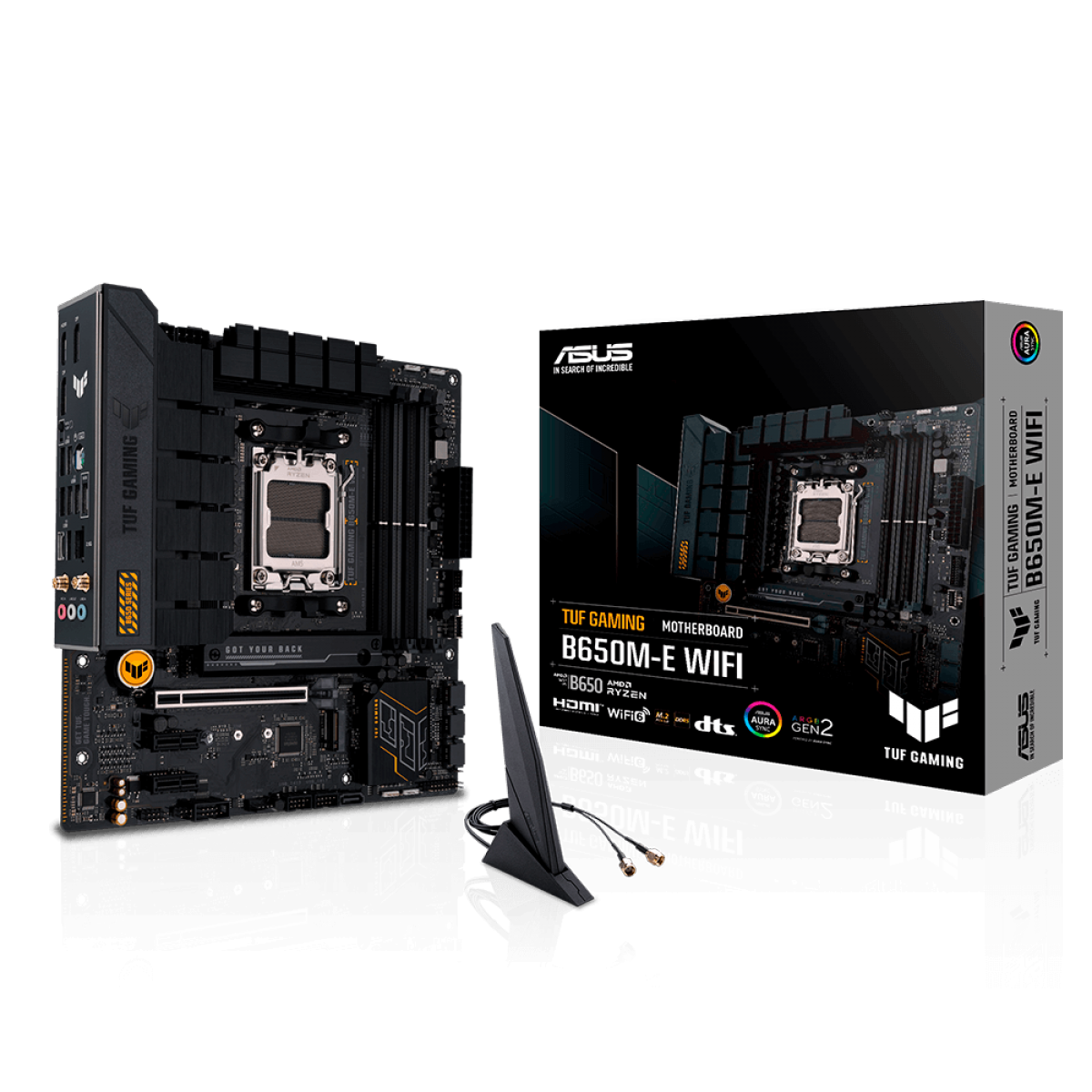 Placa Mãe Asus TUF Gaming B650M-E WIFI, Chipset B650, AMD AM5, mATX, DDR5, 90MB1FV0-M0EAY0