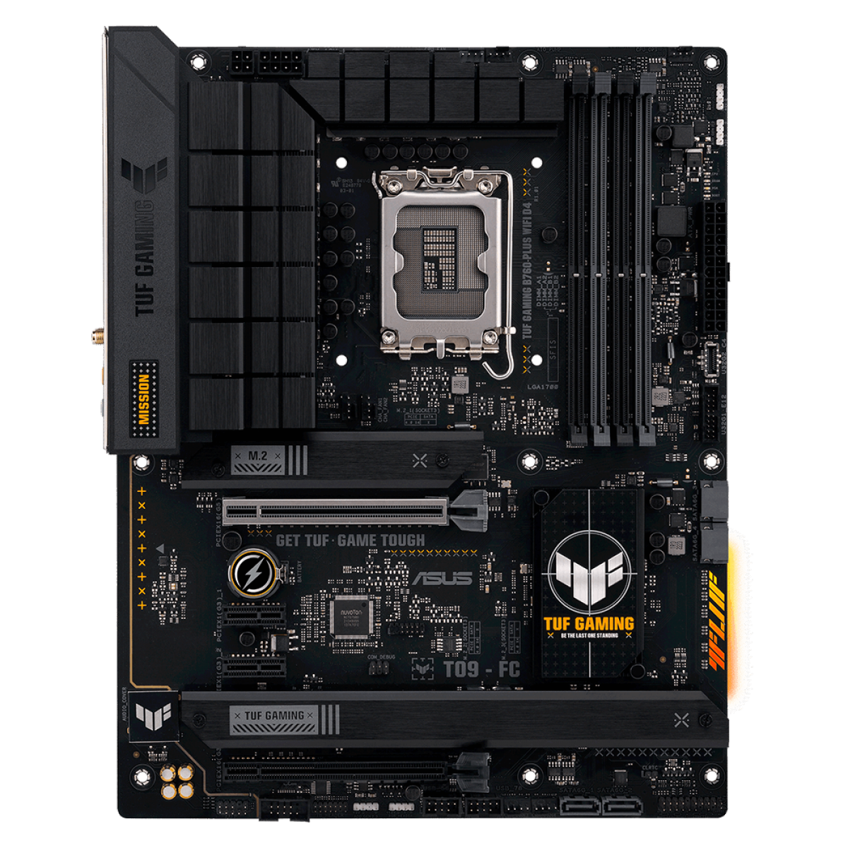 Placa Mãe Asus TUF Gaming B760-PLUS WIFI D4, Chipset B760, Intel LGA 1700, ATX, DDR4, 90MB1DF0-M1EAY0