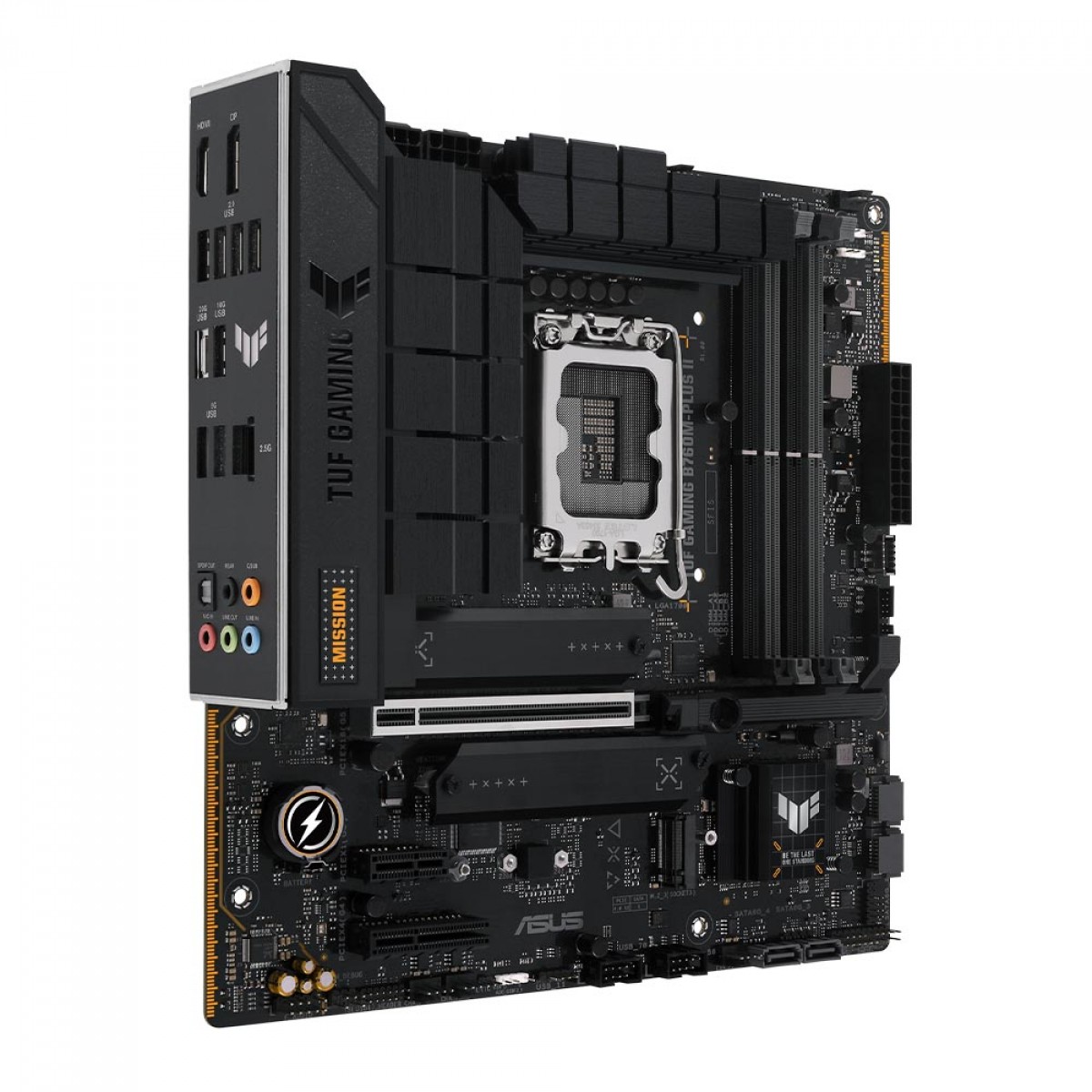 Placa Mãe Asus TUF Gaming B760M-PLUS II, Chipset B760, Intel LGA 1700, mATX, DDR5, 90MB1HD0-M0EAY0