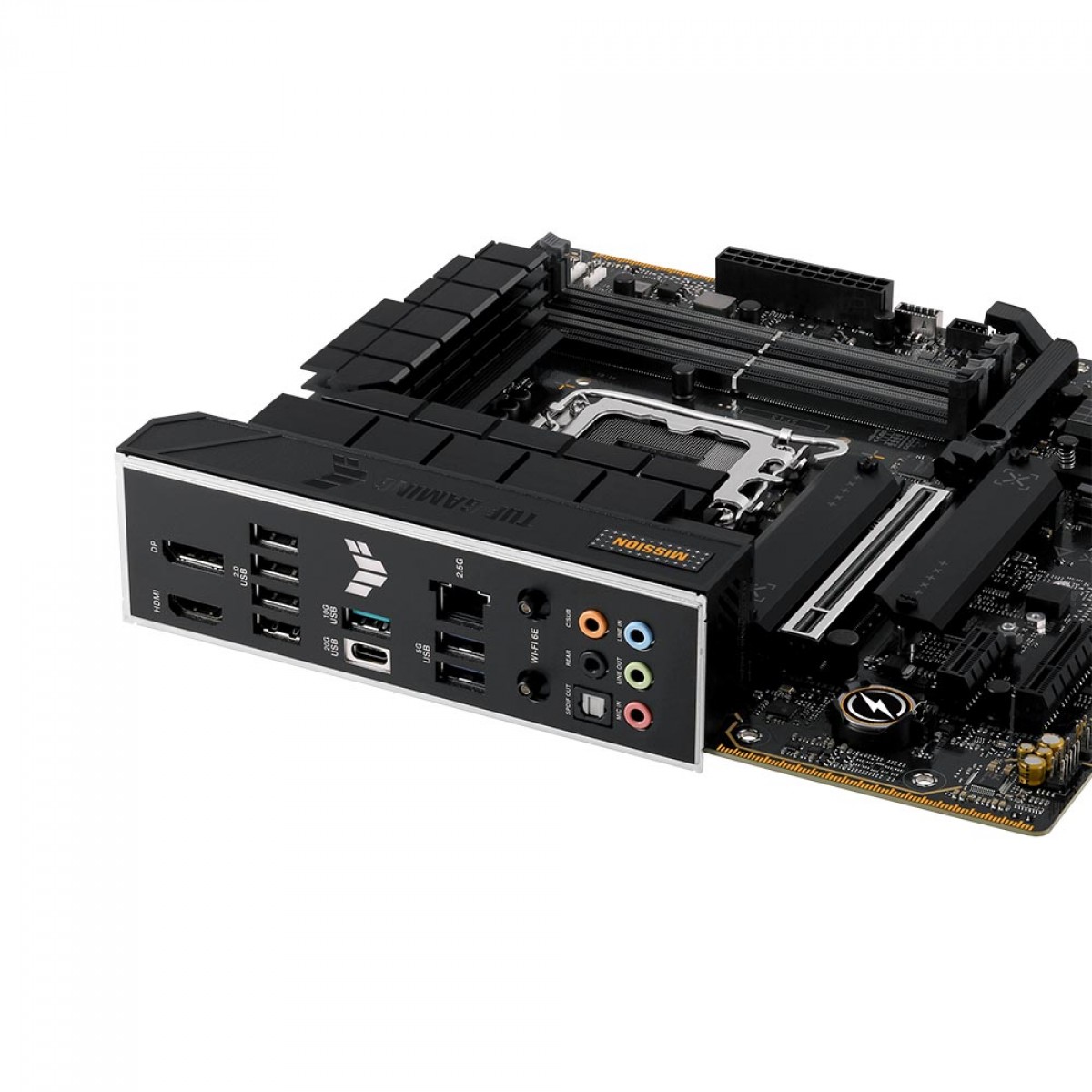 Placa Mãe Asus TUF Gaming B760M-PLUS WI-FI II, Chipset B760, Intel LGA 1700, mATX, DDR5, 90MB1HE0-M0EAY0