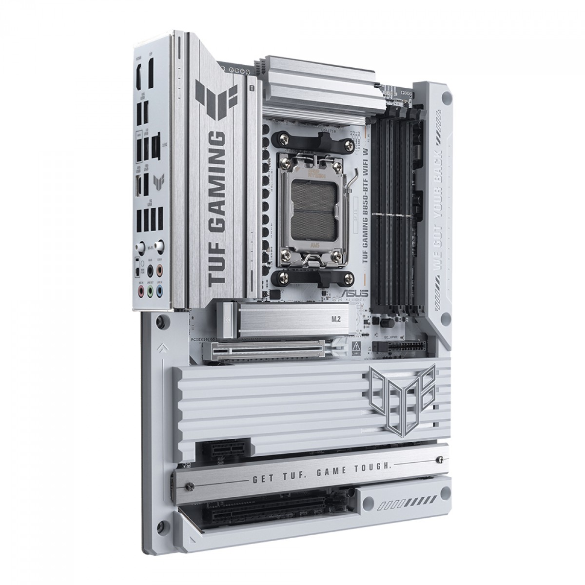 Placa Mãe Asus TUF Gaming B850-BTF WIFI W, Chipset B850, AMD AM5, ATX, DDR5, Branco, 90MB1KW0-M0EAY0